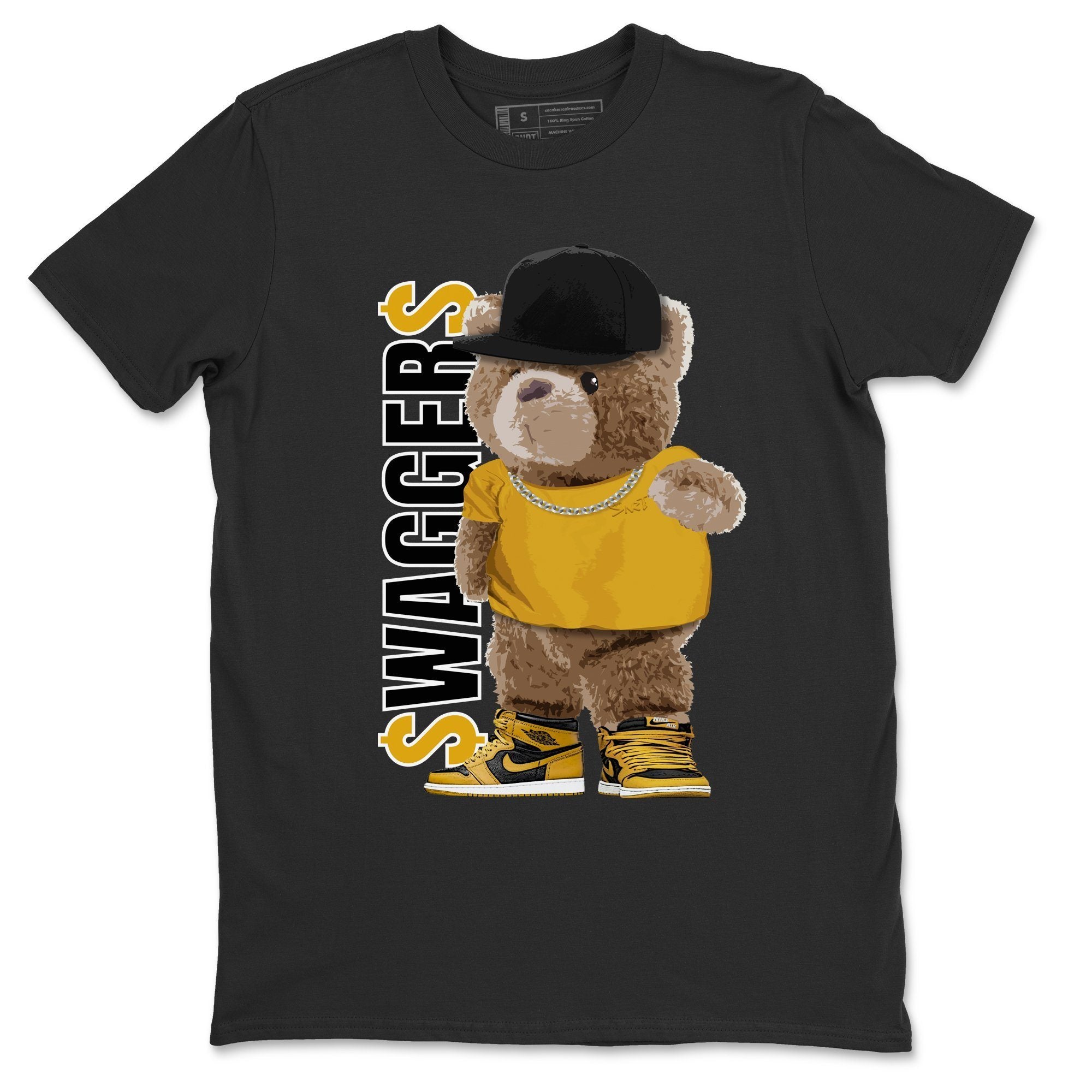 Bear Swaggers Unisex Tops - Air Jordan 1 Pollen