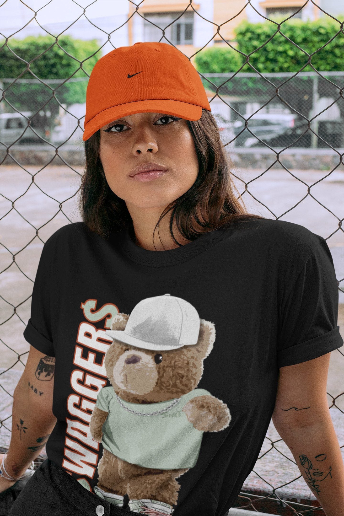 Bear Swaggers Unisex Tops - Air Jordan 1 Seafoam