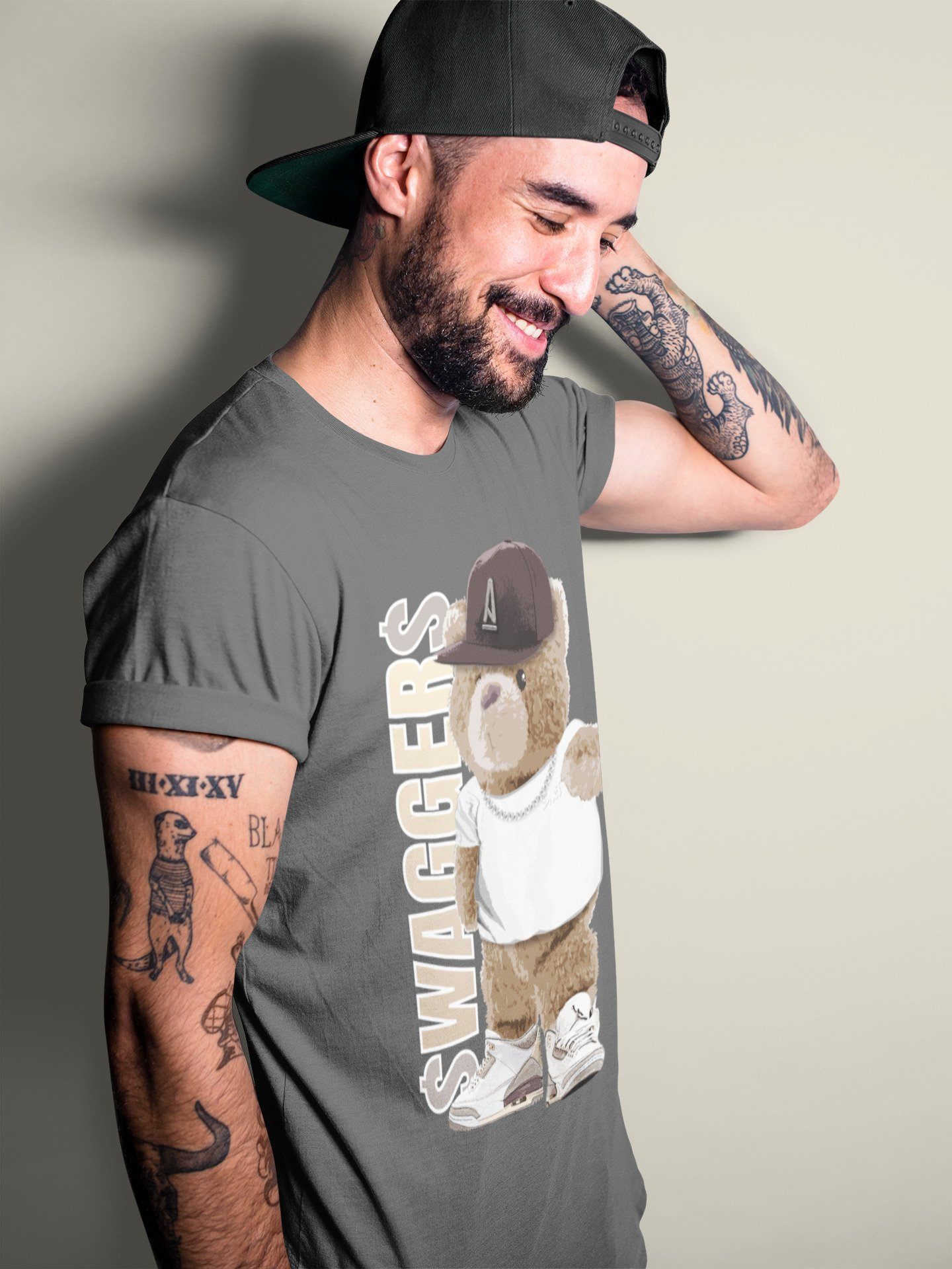 Bear Swaggers Unisex Tops - Air Jordan 3 A Ma Maniere