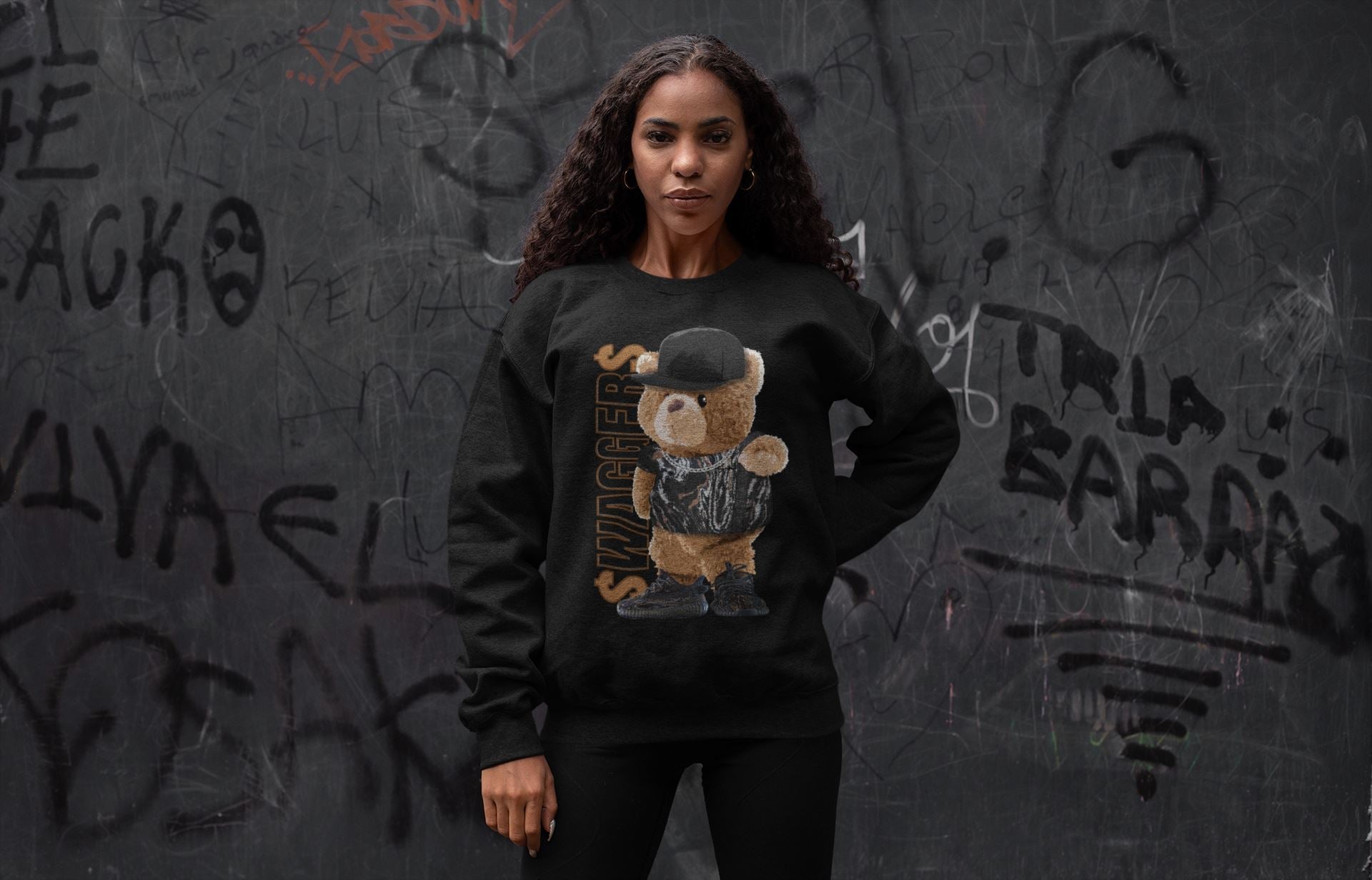 Bear Swaggers Unisex Tops - Yeezy 350 MX Rock