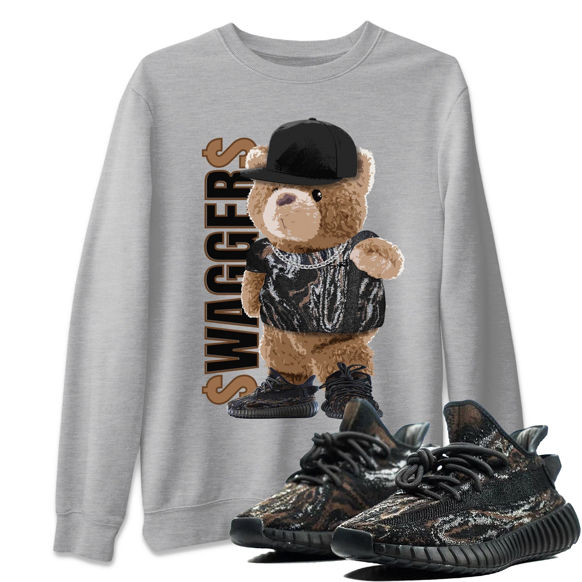 Bear Swaggers Unisex Tops - Yeezy 350 MX Rock