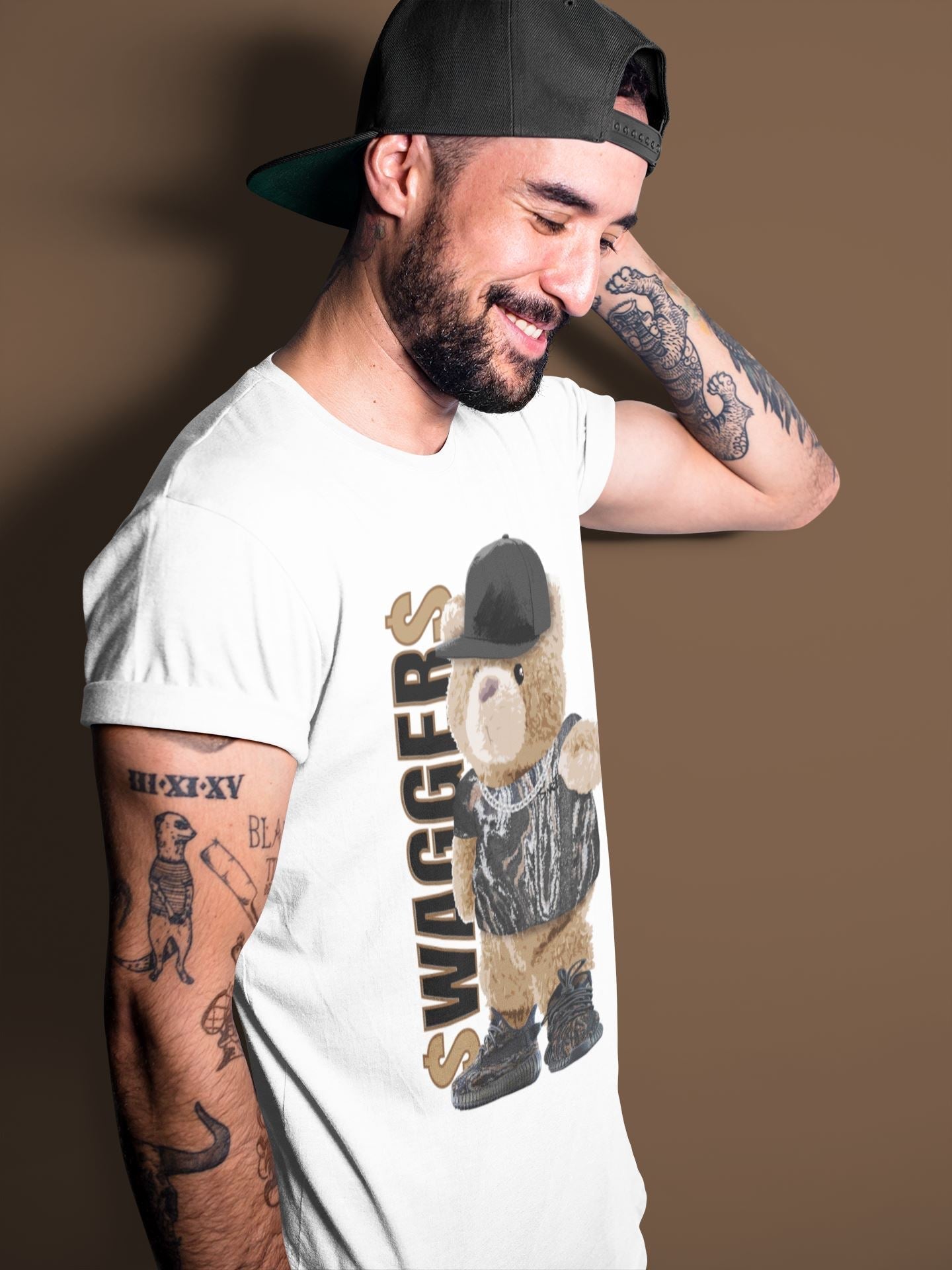 Bear Swaggers Unisex Tops - Yeezy 350 MX Rock