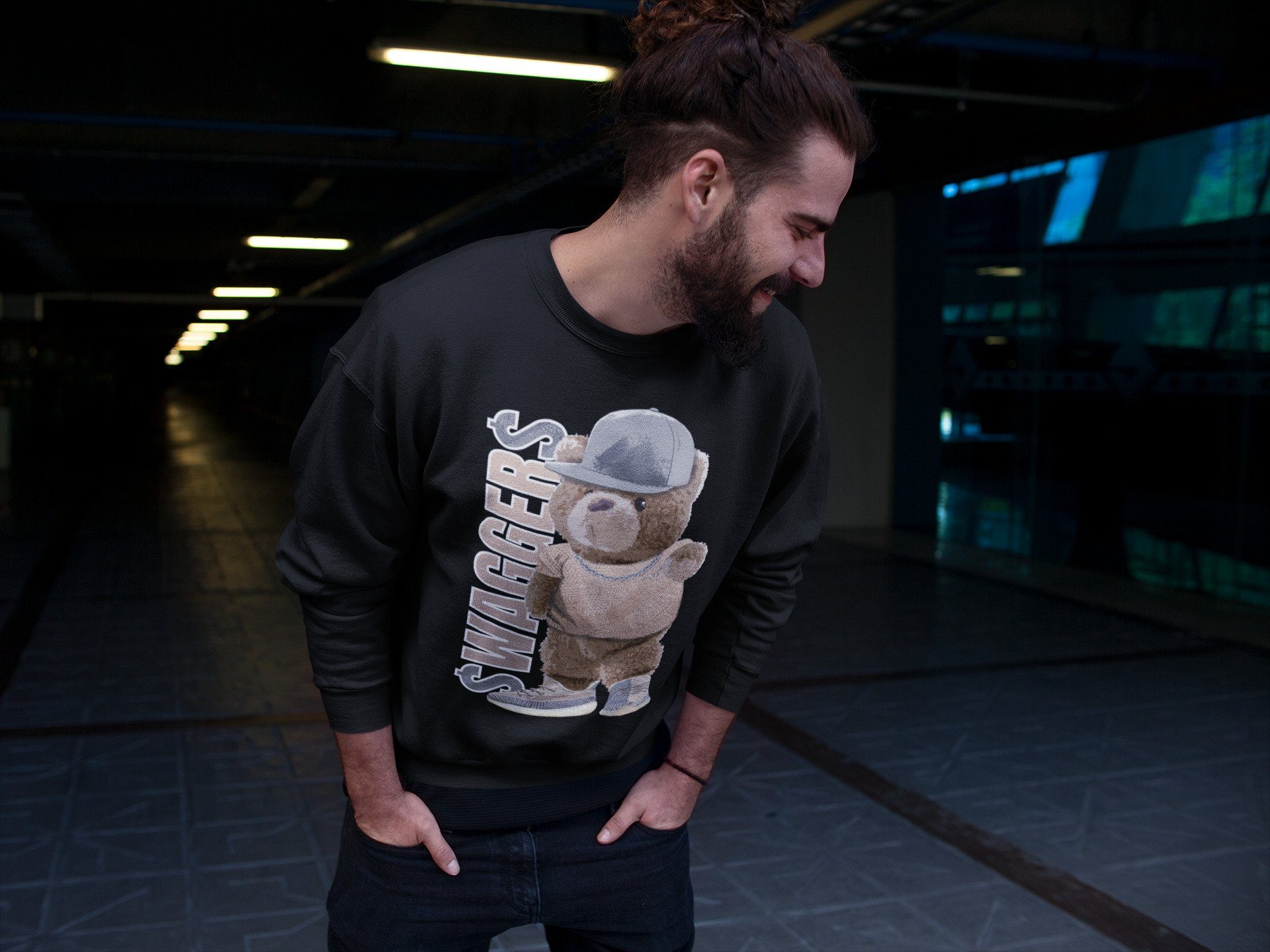 Bear Swaggers Unisex Tops - Yeezy 350 Ash Pearl