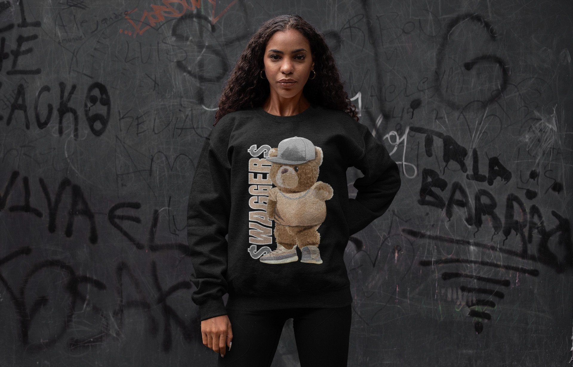 Bear Swaggers Unisex Tops - Yeezy 350 Ash Pearl