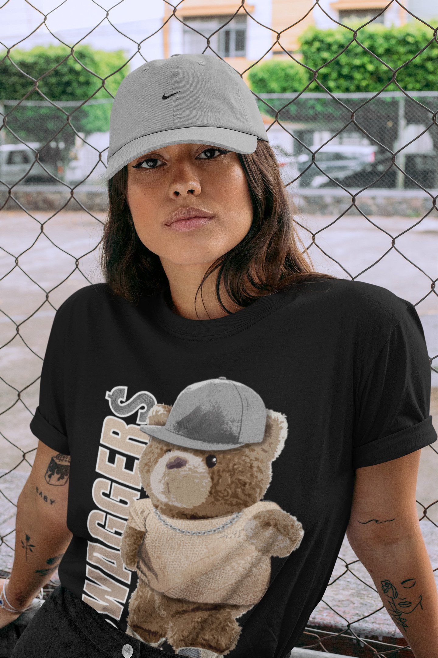 Bear Swaggers Unisex Tops - Yeezy 350 Ash Pearl