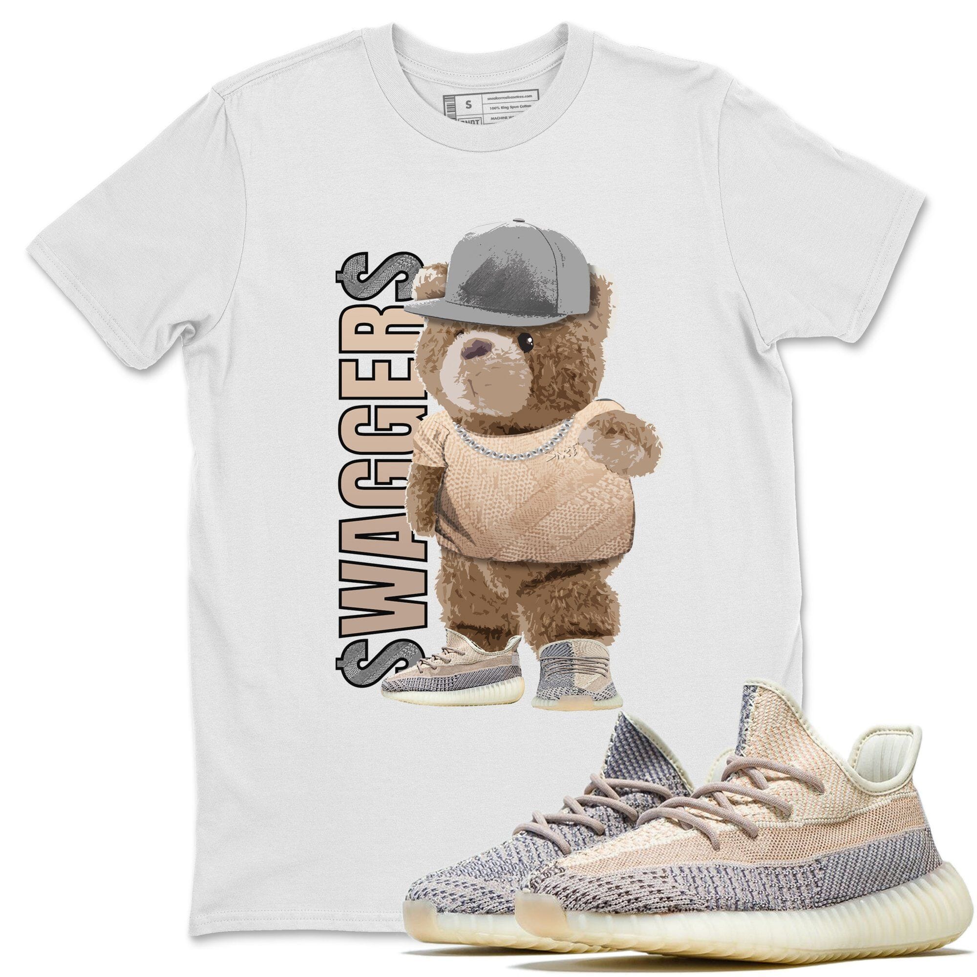 Bear Swaggers Unisex Tops - Yeezy 350 Ash Pearl