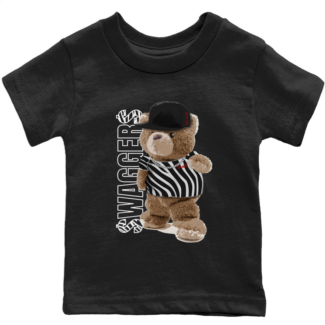 Bear Swaggers Kids Tops - Yeezy 350 Zebra