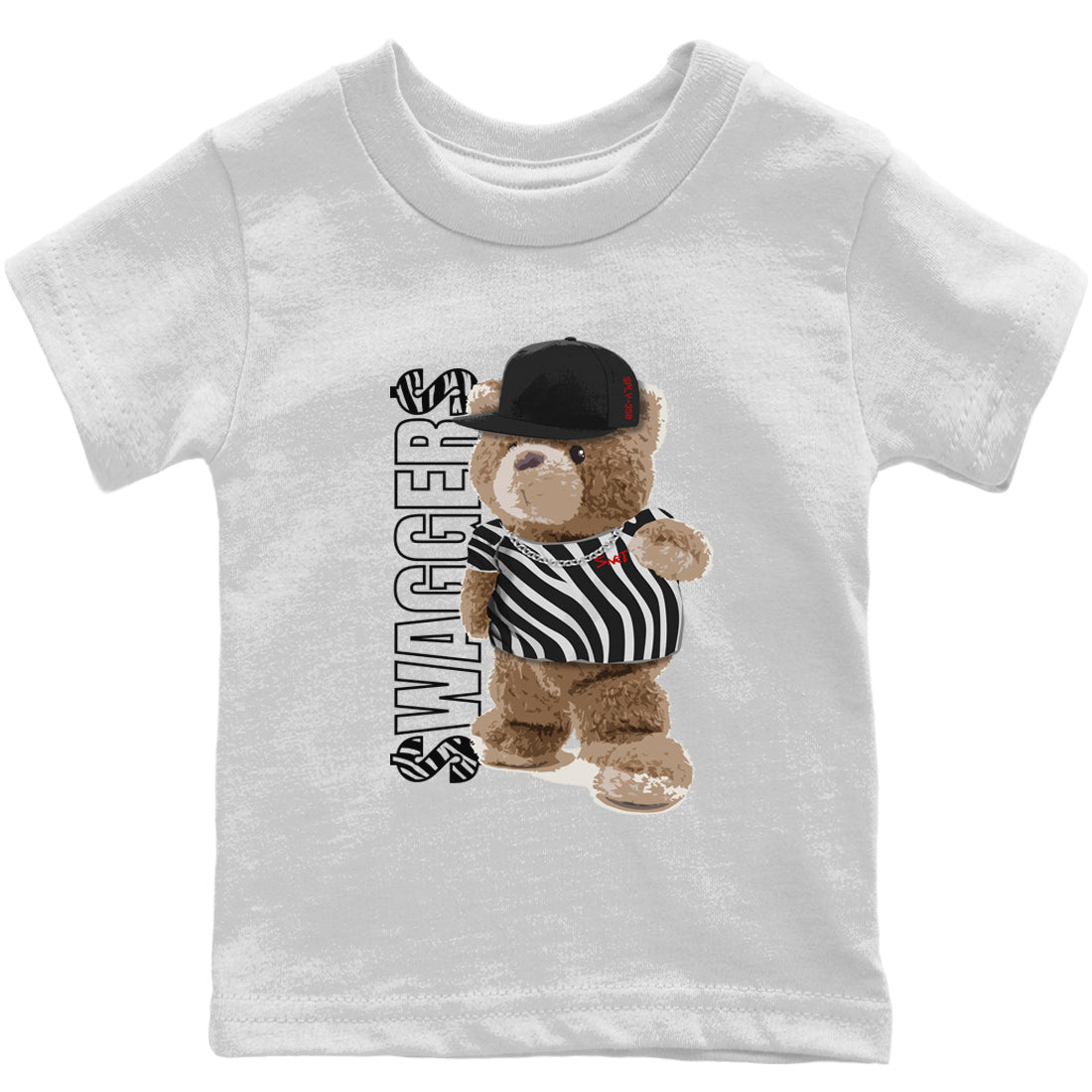 Bear Swaggers Kids Tops - Yeezy 350 Zebra