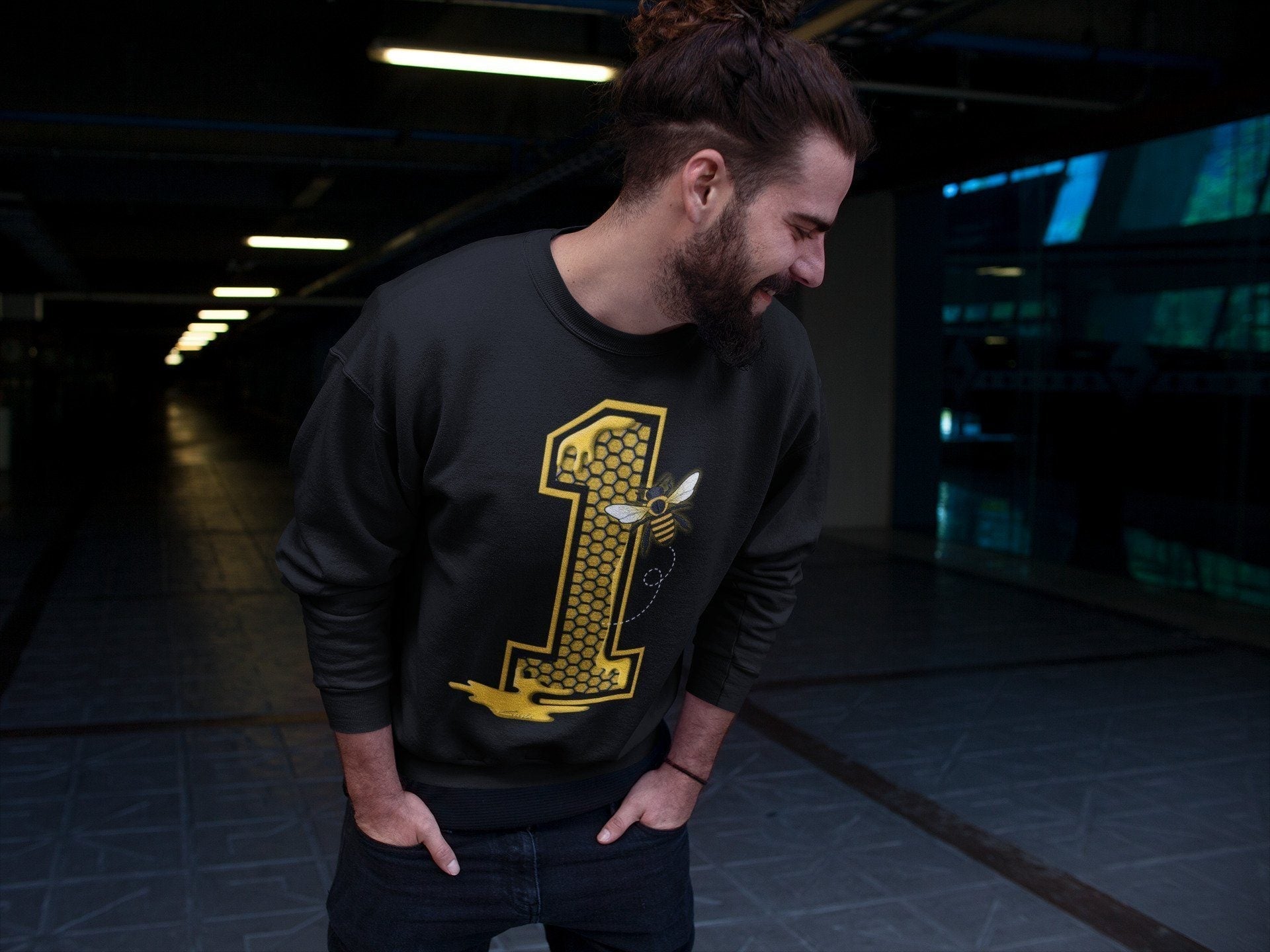 Bees Number 1 Unisex Tops - Air Jordan 1 Pollen