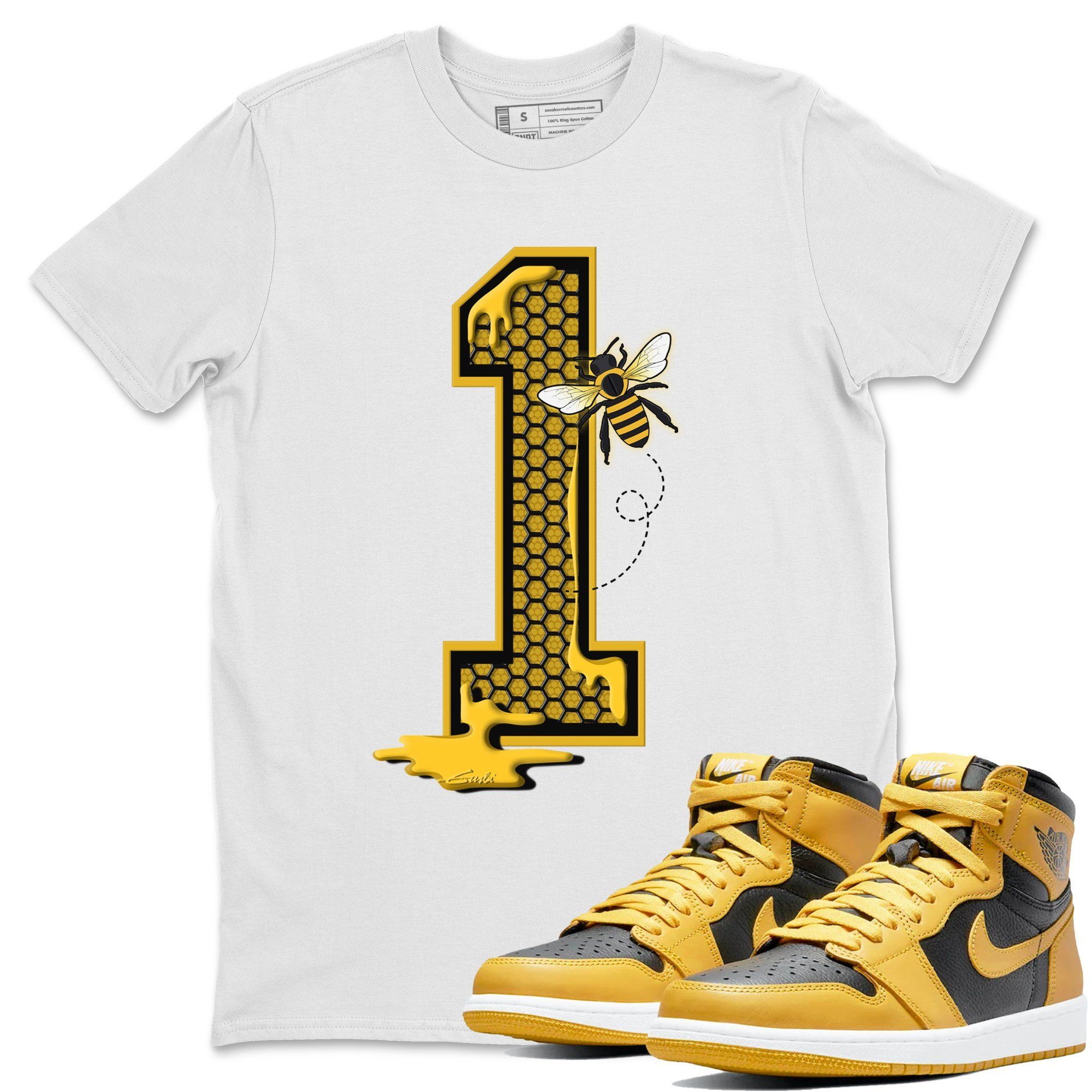Bees Number 1 Unisex Tops - Air Jordan 1 Pollen