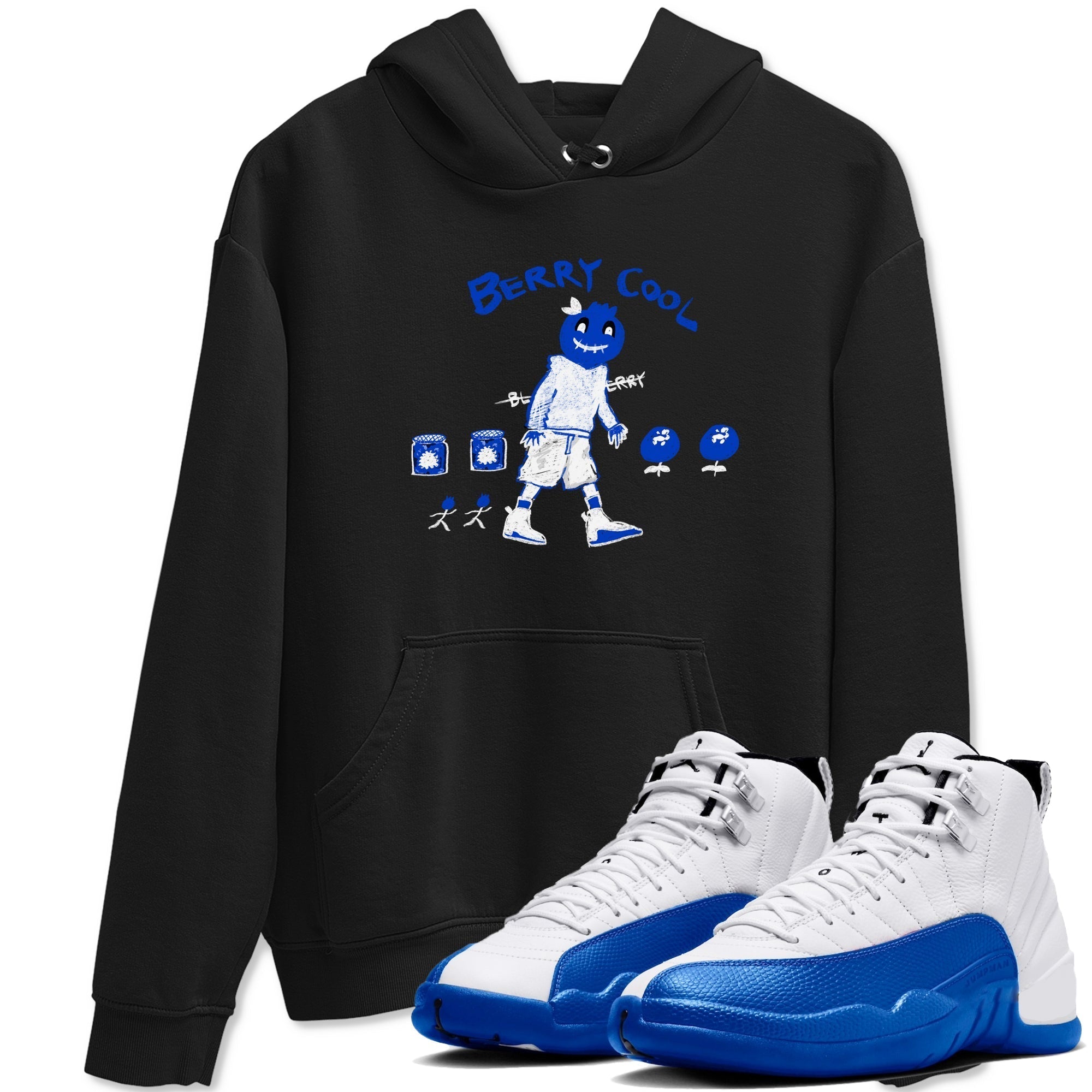 Berry Cool snkmatch Tees - Air Jordan 12 Blueberry