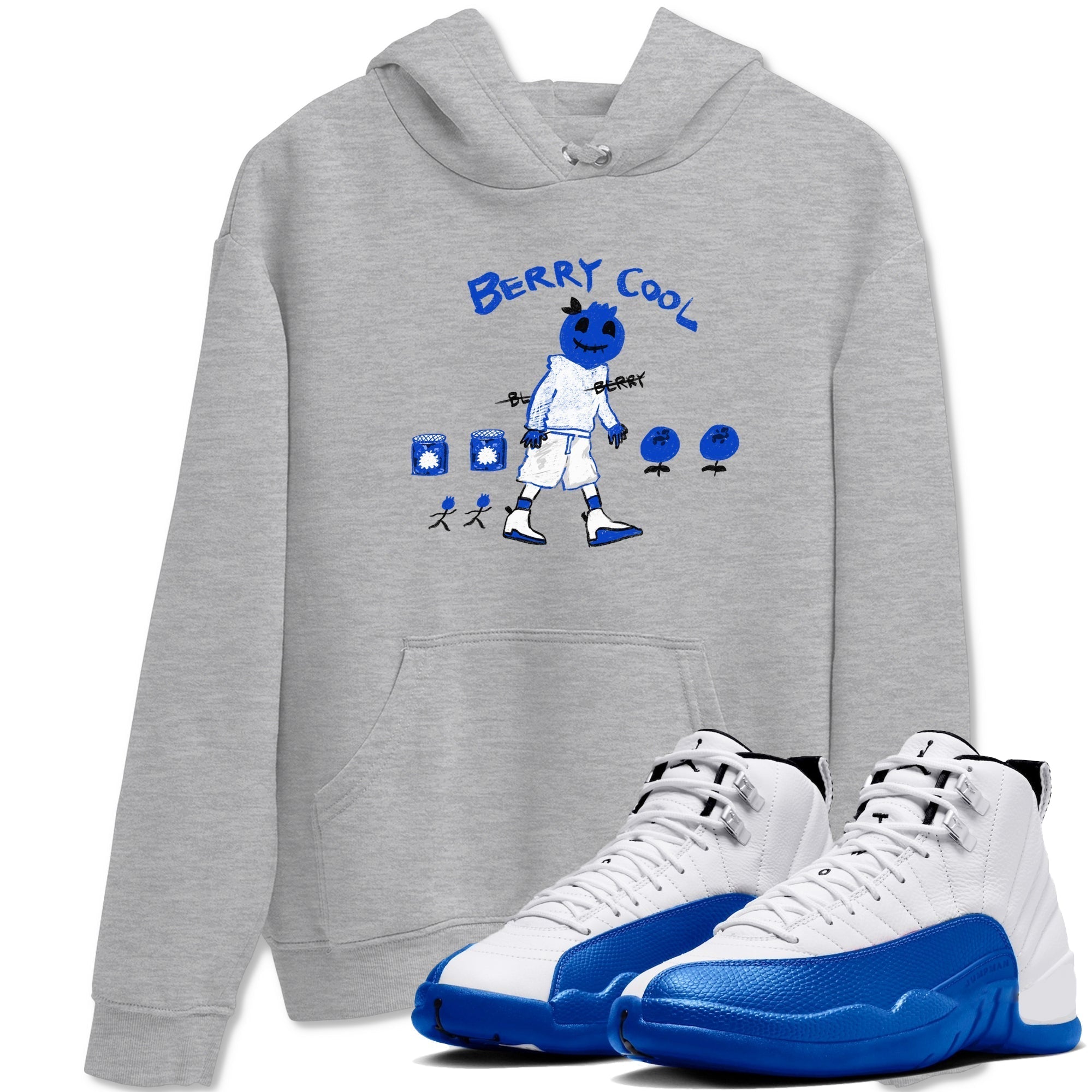 Berry Cool snkmatch Tees - Air Jordan 12 Blueberry