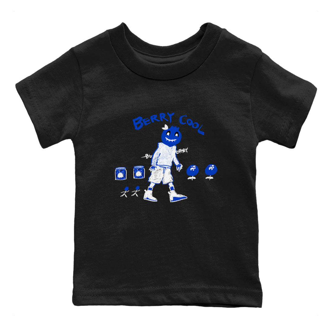 Berry Cool snkmatch Tees Kids - Air Jordan 12 Blueberry