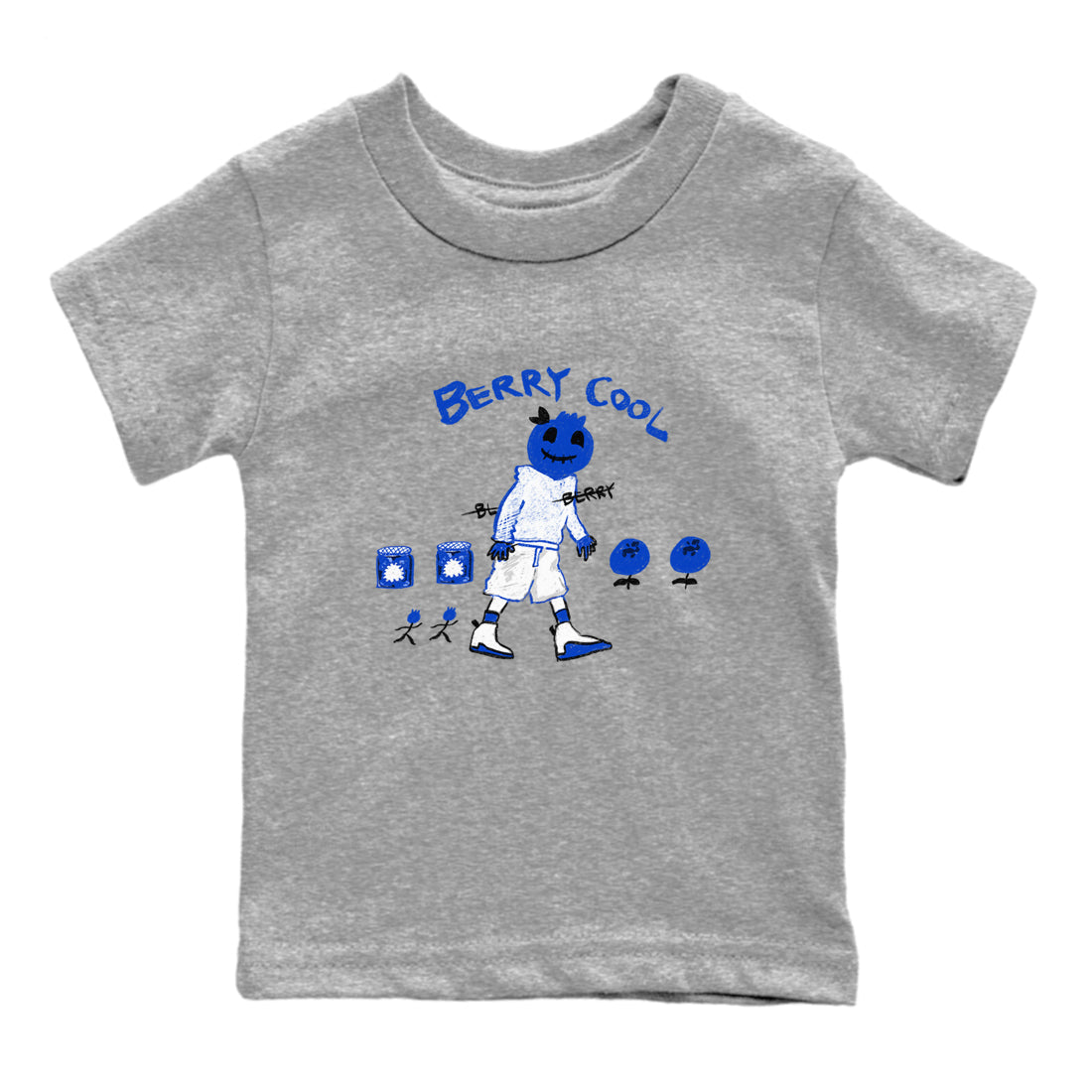 Berry Cool snkmatch Tees Kids - Air Jordan 12 Blueberry