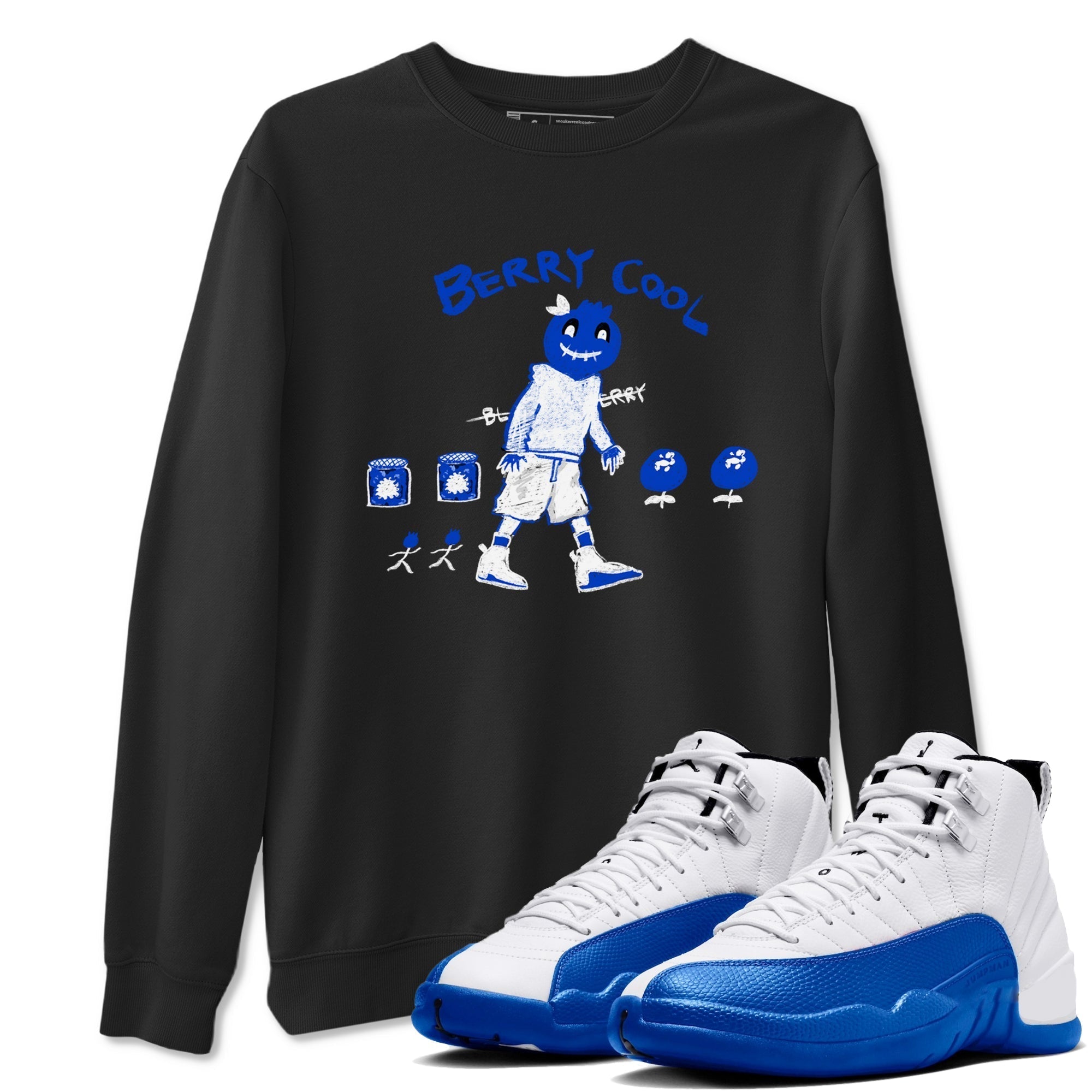 Berry Cool snkmatch Tees - Air Jordan 12 Blueberry