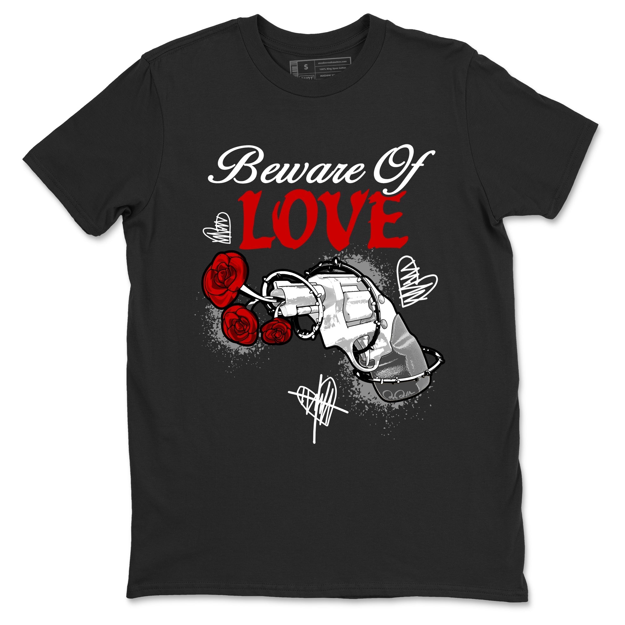 Beware Of Love snkmatch Tees - Air Jordan 4 White Cement