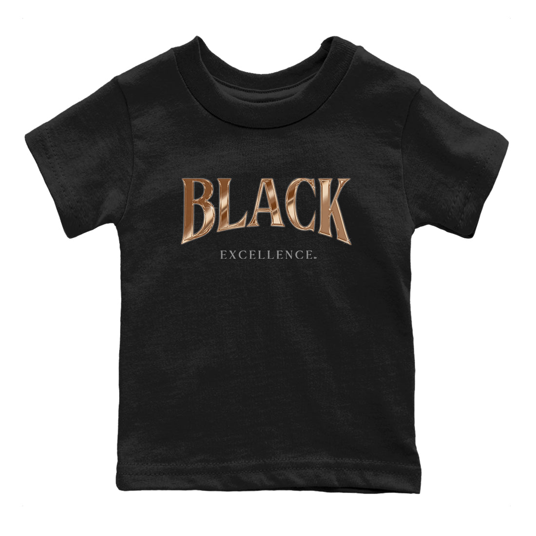 Black Excellence snkmatch Tees Kids - Air Foamposite One Metallic Copper