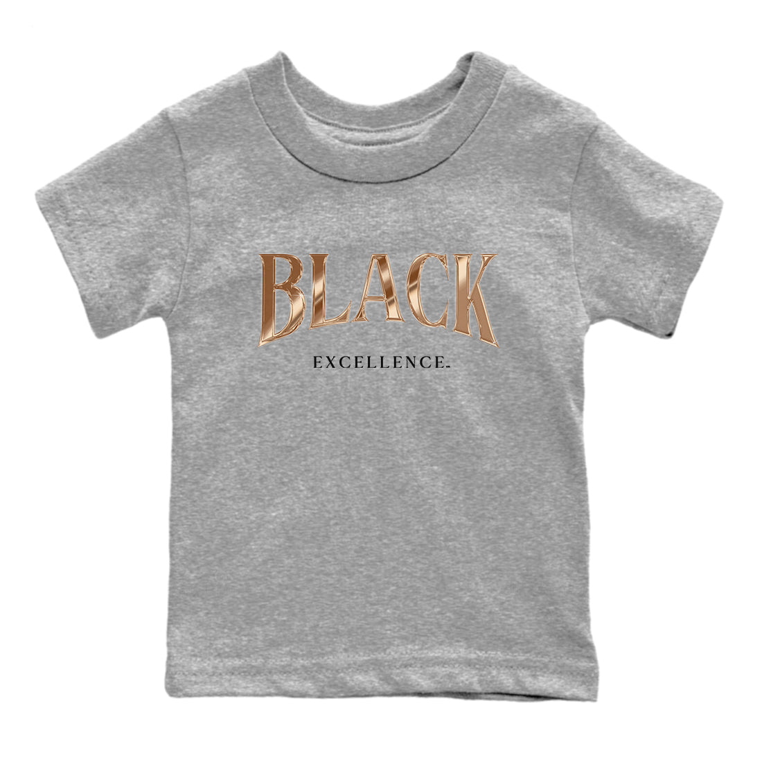Black Excellence SNRT Sneaker Tees Kids - Air Foamposite One Metallic Copper