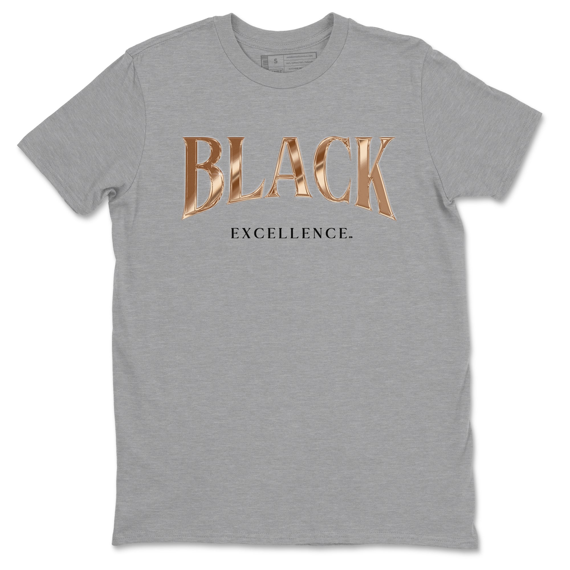 Black Excellence snkmatch Tees - Air Foamposite One Metallic Copper