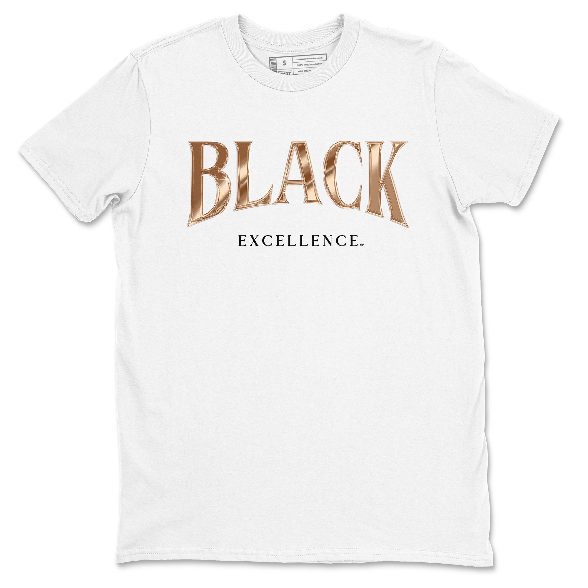 Black Excellence snkmatch Tees - Air Foamposite One Metallic Copper