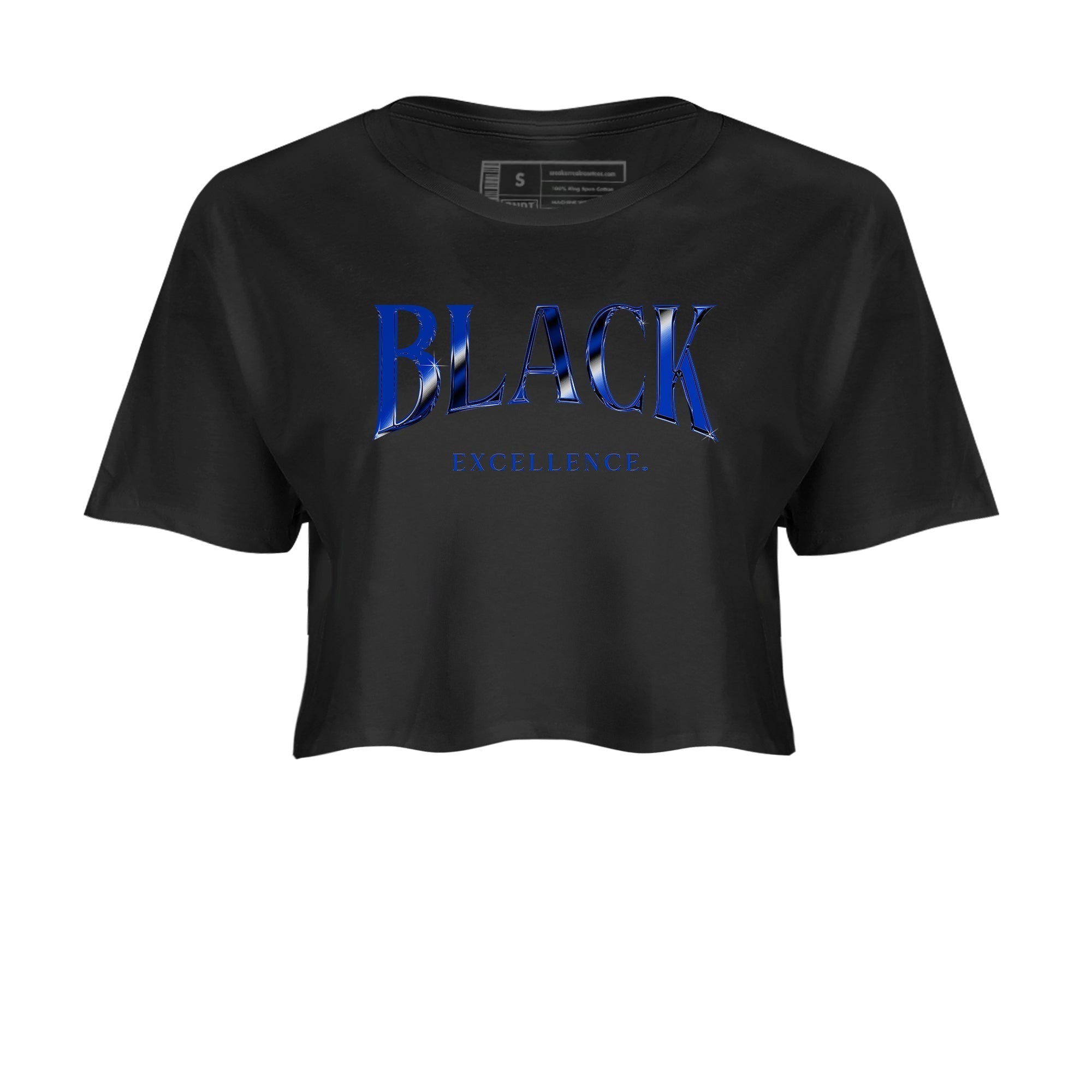 Black Excellence snkmatch Women's Top - Air Foamposite One Royal