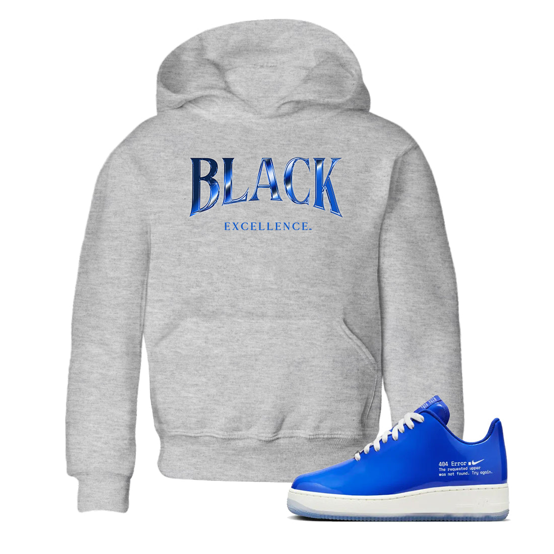 Black Excellence snkmatch Tees Kids - Air Force 1 404 Error