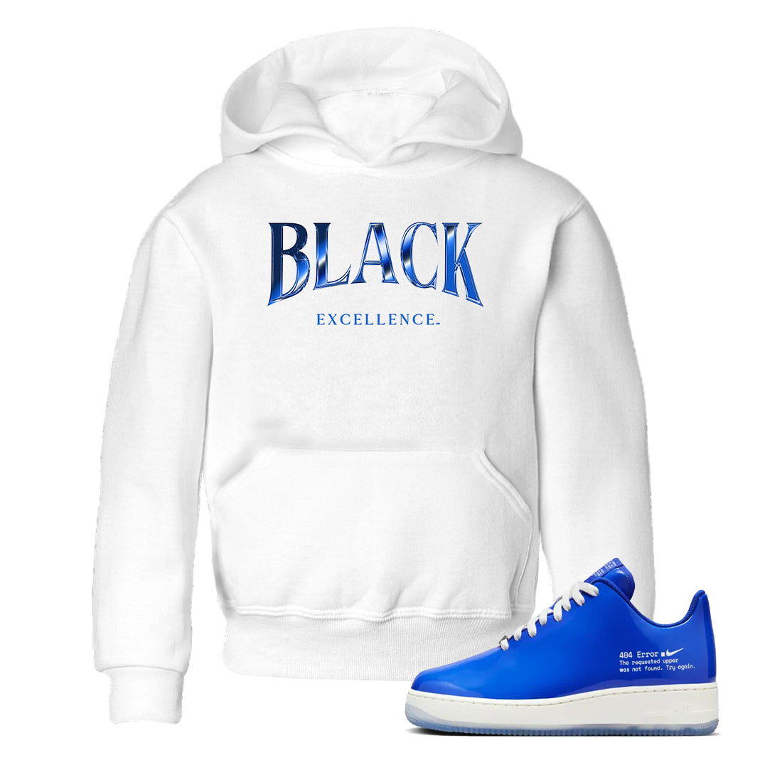 Black Excellence snkmatch Tees Kids - Air Force 1 404 Error