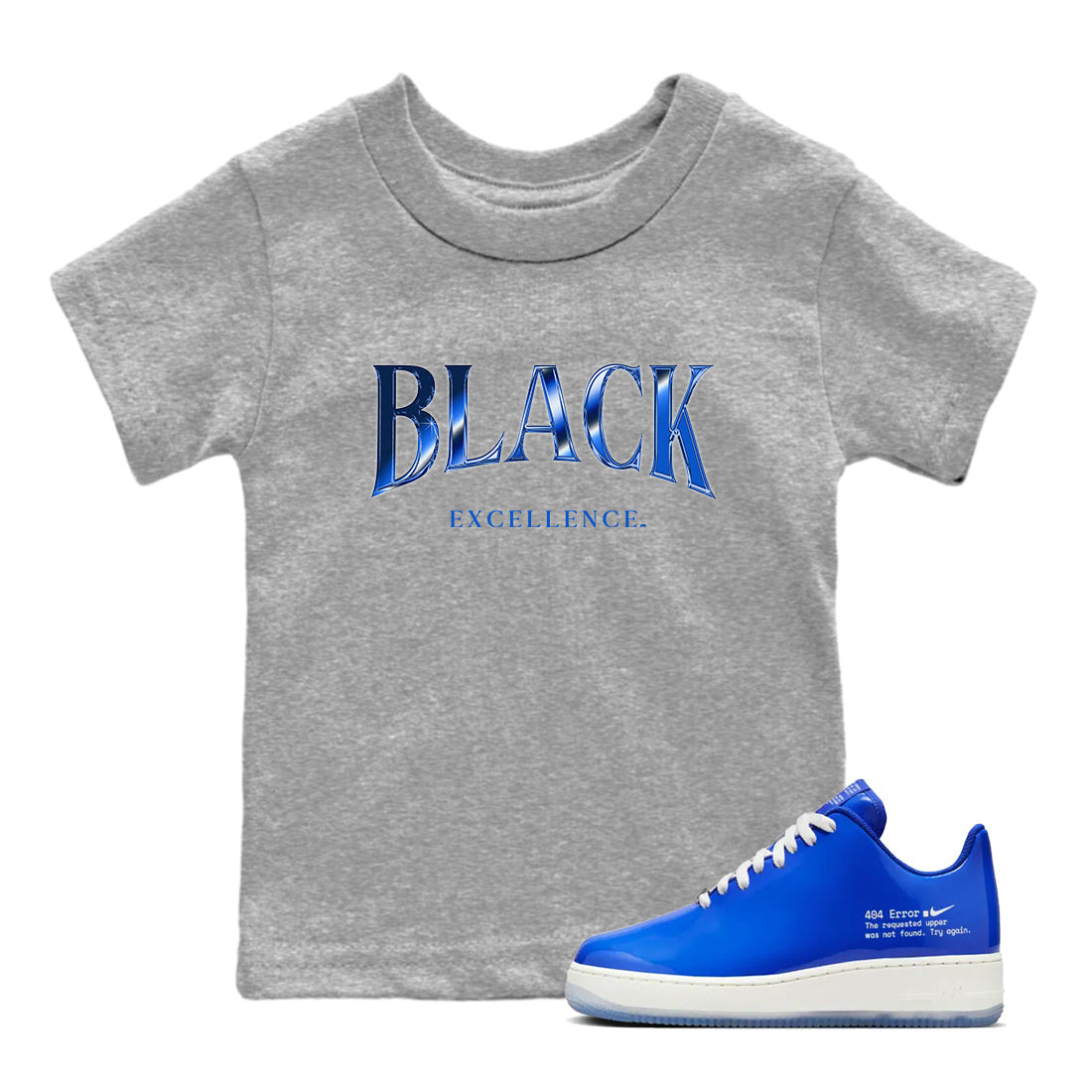 Black Excellence snkmatch Tees Kids - Air Force 1 404 Error