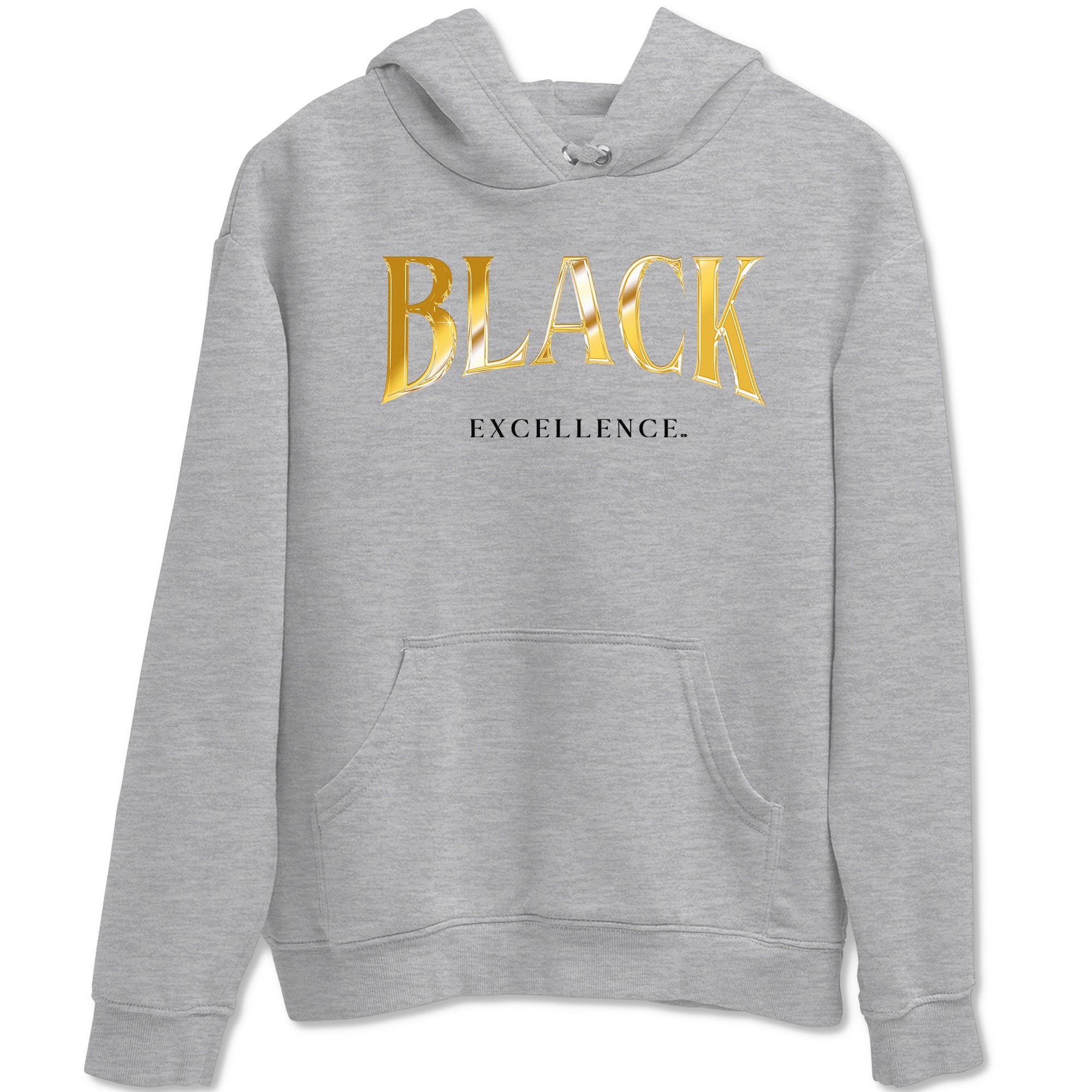 Black Excellence snkmatch Tees - Air Jordan 1 Black Metallic Gold