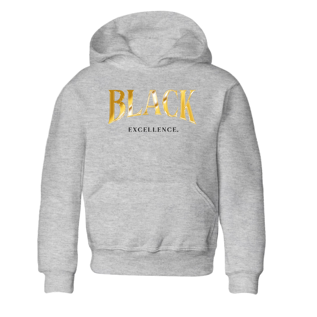 Black Excellence SNRT Sneaker Tees Kids - Air Jordan 1 Black Metallic Gold
