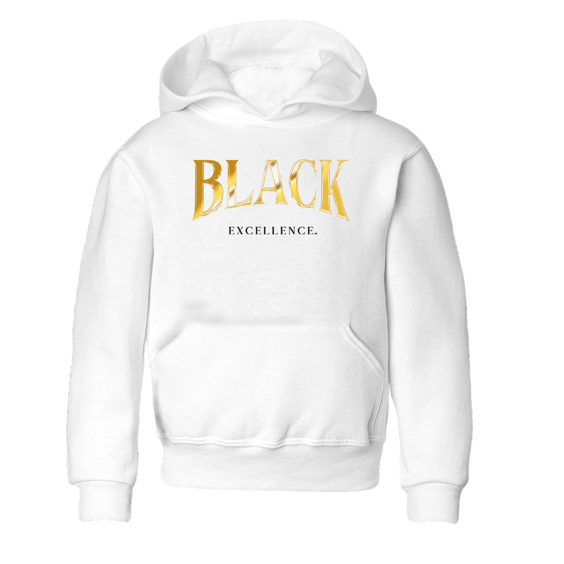 Black Excellence snkmatch Tees Kids - Air Jordan 1 Black Metallic Gold