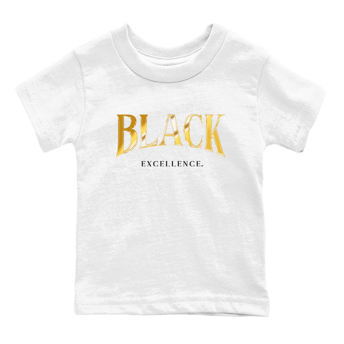 Black Excellence snkmatch Tees Kids - Air Jordan 1 Black Metallic Gold