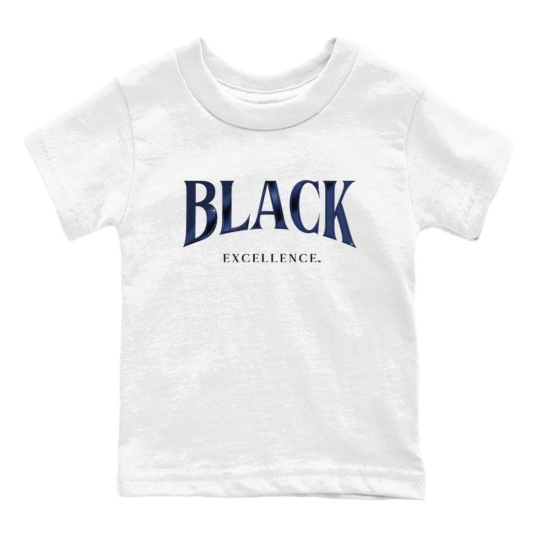Black Excellence snkmatch Tees Kids - Air Jordan 1 Midnight Navy