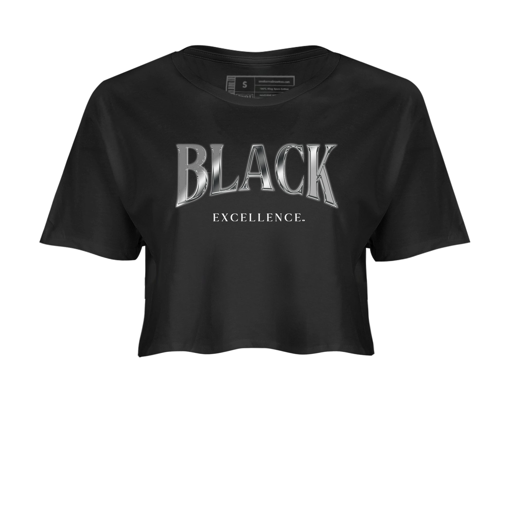 Black Excellence snkmatch Women's Top - Air Jordan 3 Black Cat