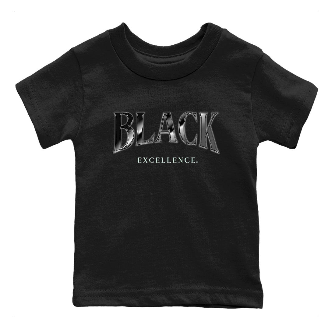 Black Excellence snkmatch Tees Kids - Air Jordan 3 Green Glow
