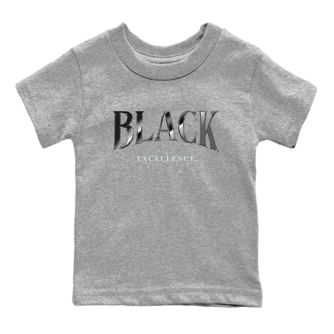 Black Excellence snkmatch Tees Kids - Air Jordan 3 Green Glow