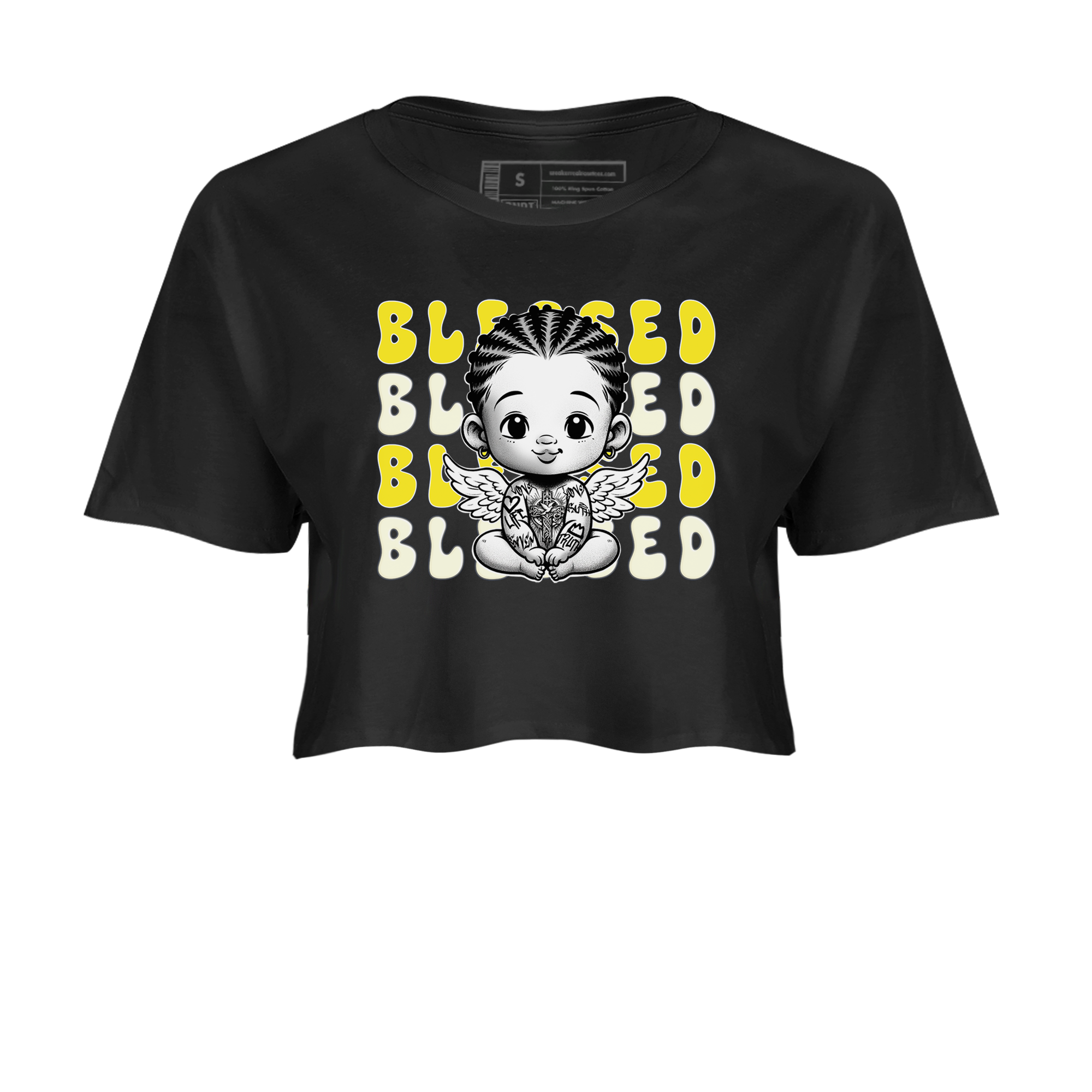 Blessed snkmatch Women's Top - Air Jordan 4 Vivid Sulfur