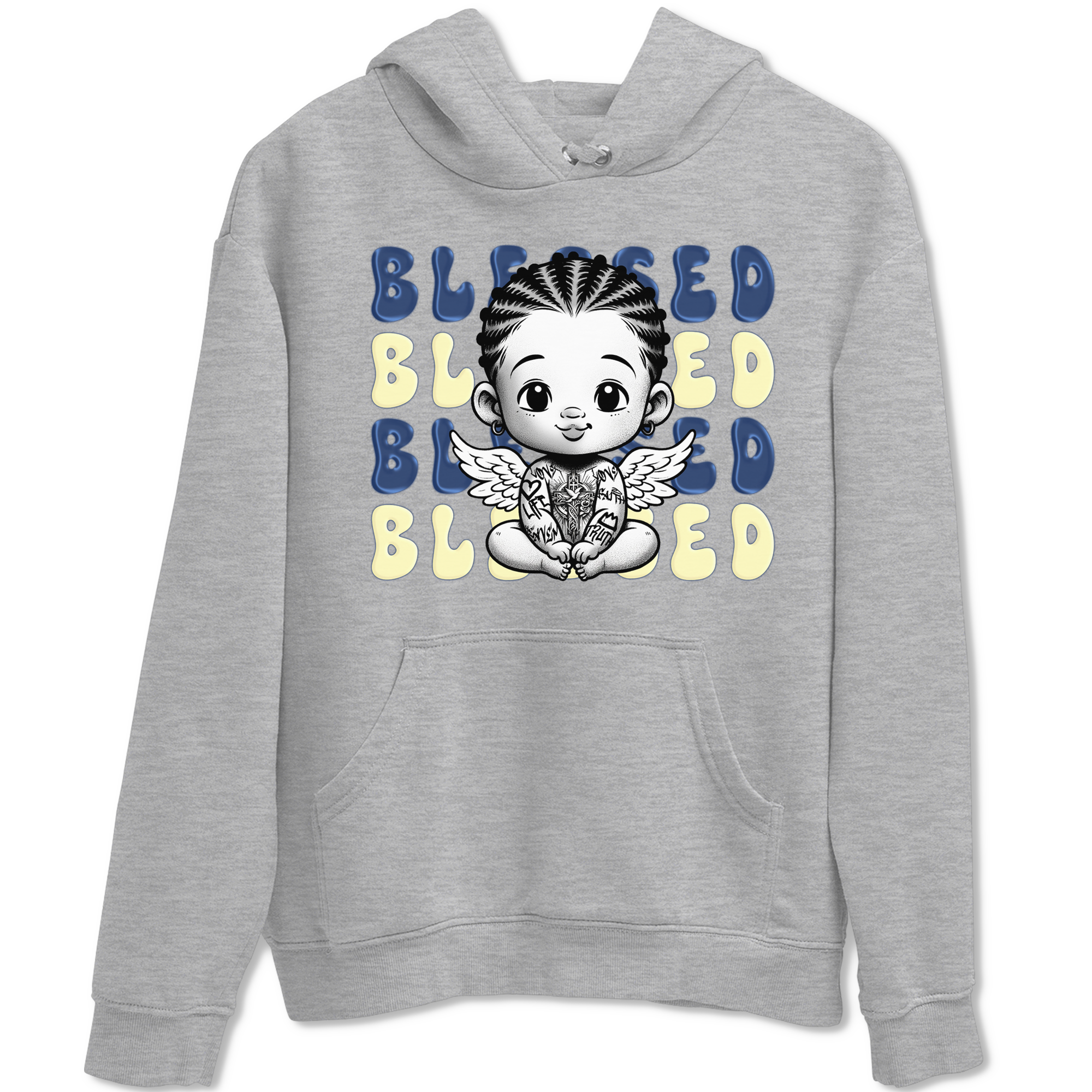 Blessed Baby snkmatch Tees - Air Jordan 5 A Ma Maniere x Photon Dust