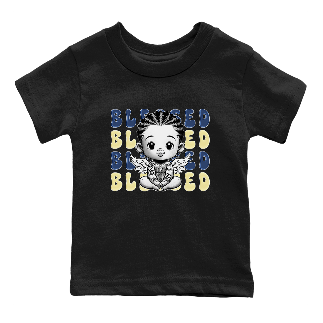 Blessed Baby snkmatch Tees Kids - Air Jordan 5 A Ma Maniere x Photon Dust