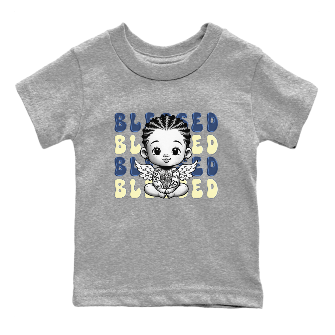 Blessed Baby snkmatch Tees Kids - Air Jordan 5 A Ma Maniere x Photon Dust