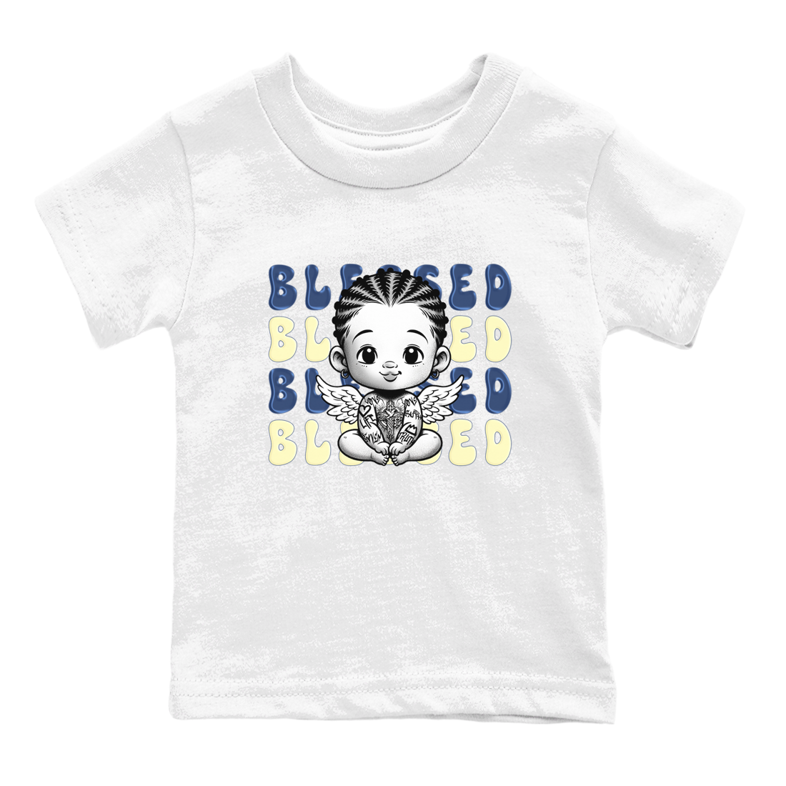 Blessed Baby snkmatch Tees Kids - Air Jordan 5 A Ma Maniere x Photon Dust