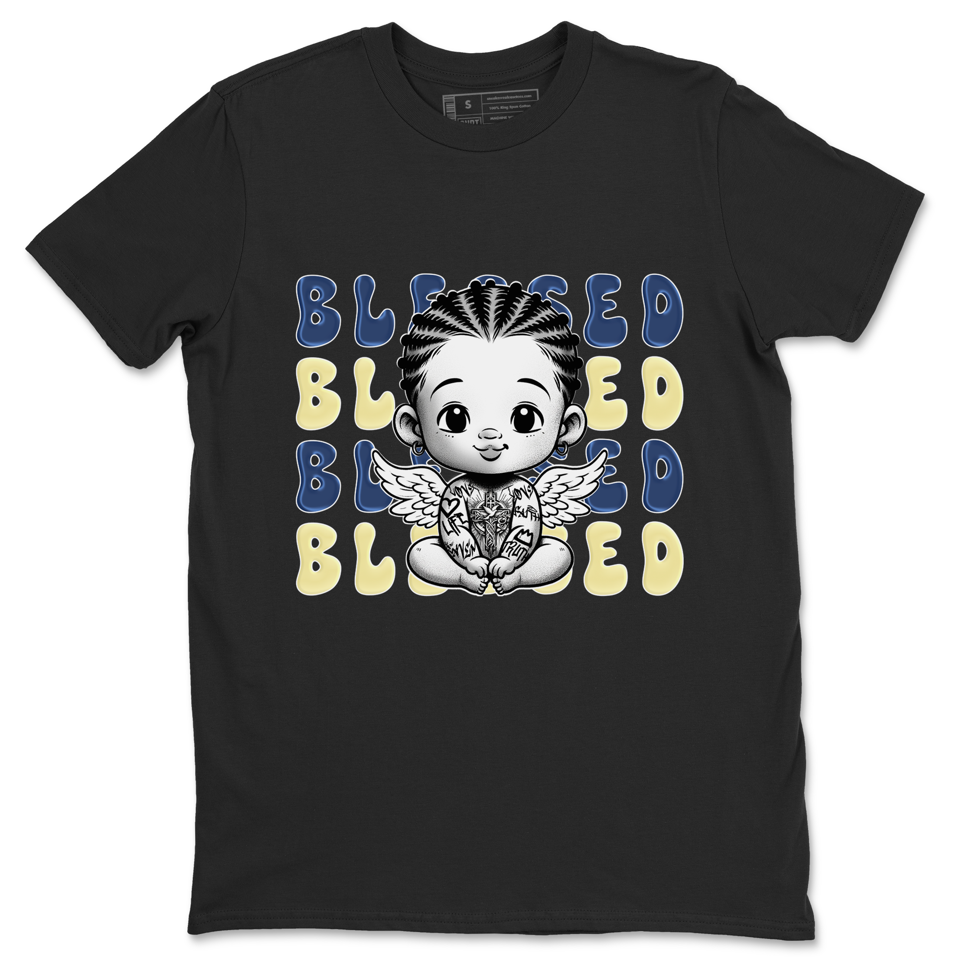 Blessed Baby SNRT Sneaker Tees - Air Jordan 5 A Ma Maniere x Photon Dust