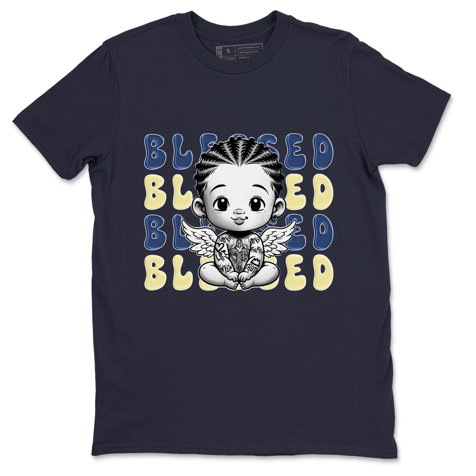 Blessed Baby SNRT Sneaker Tees - Air Jordan 5 A Ma Maniere x Photon Dust