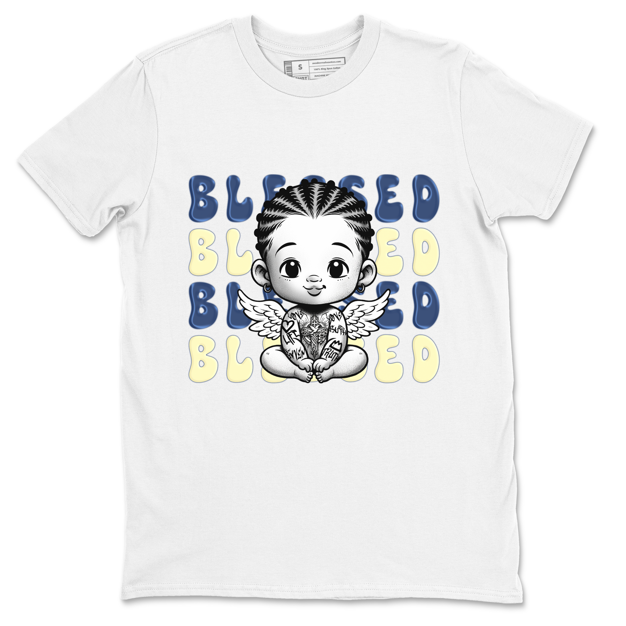 Blessed Baby snkmatch Tees - Air Jordan 5 A Ma Maniere x Photon Dust