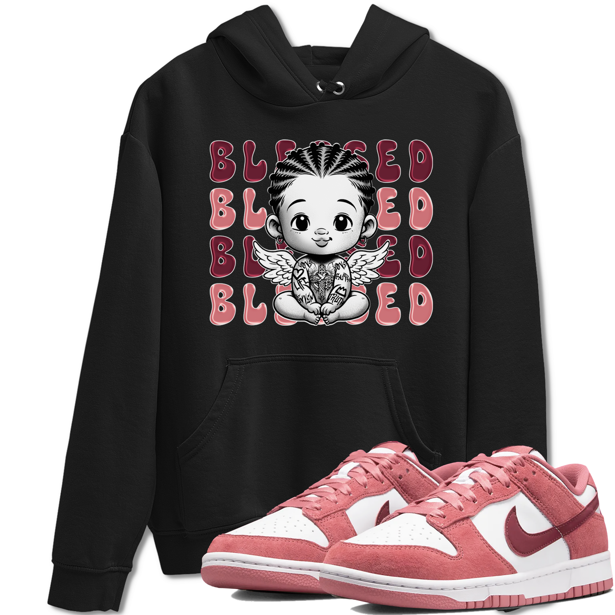 Blessed Baby snkmatch Tee - Dunk Valentines Day 2024