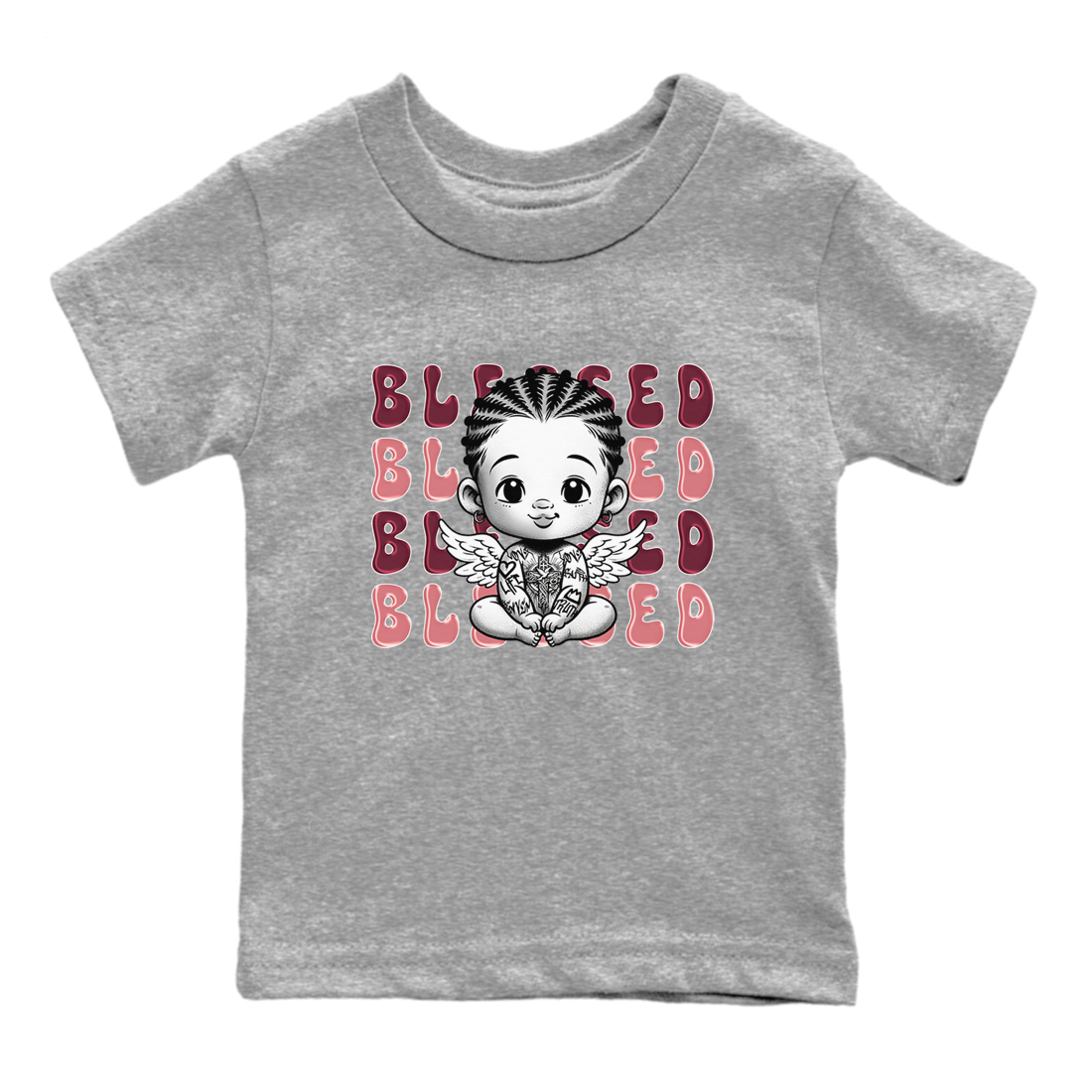 Blessed Baby snkmatch Tee Kids - Dunk Valentines Day 2024