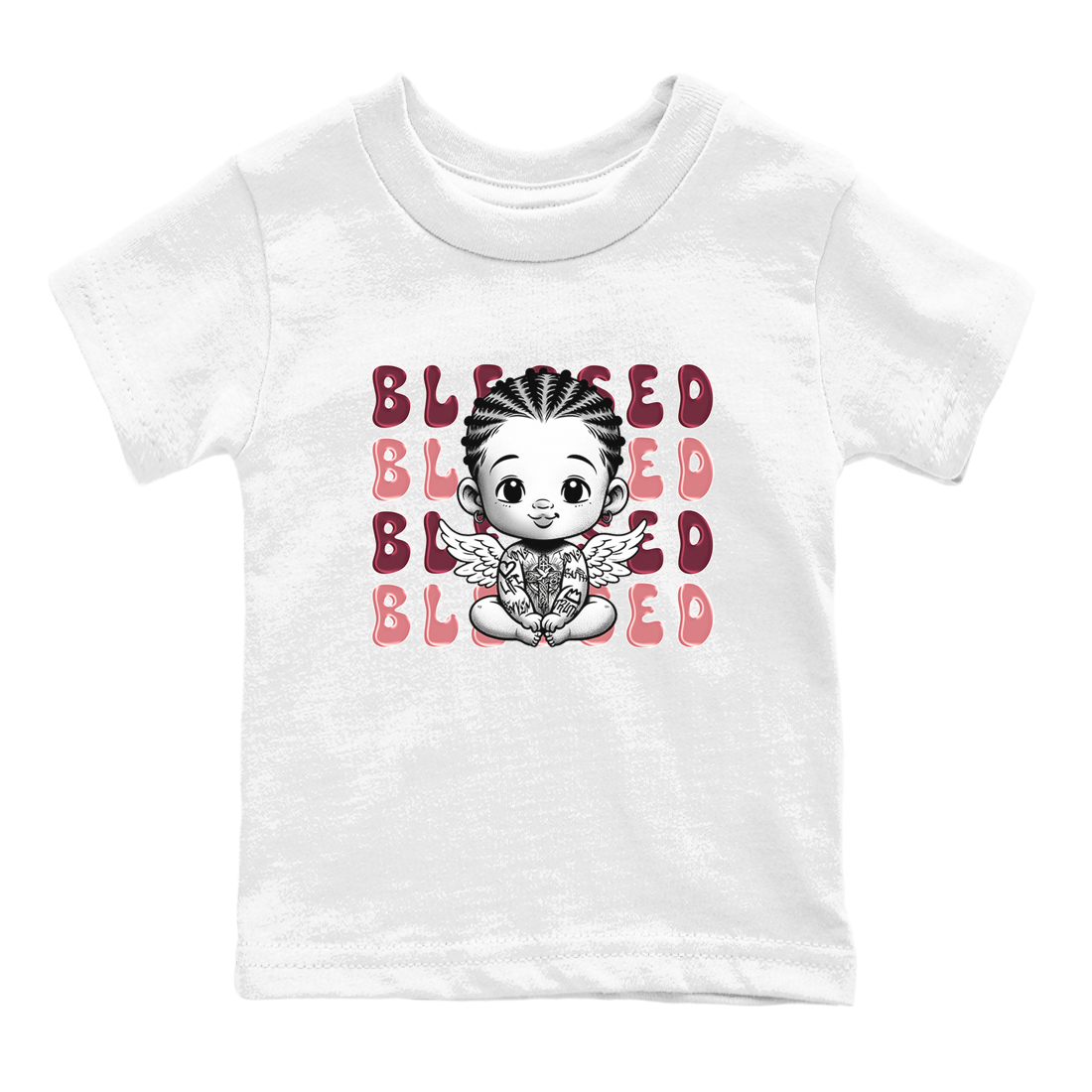 Blessed Baby snkmatch Tee Kids - Dunk Valentines Day 2024