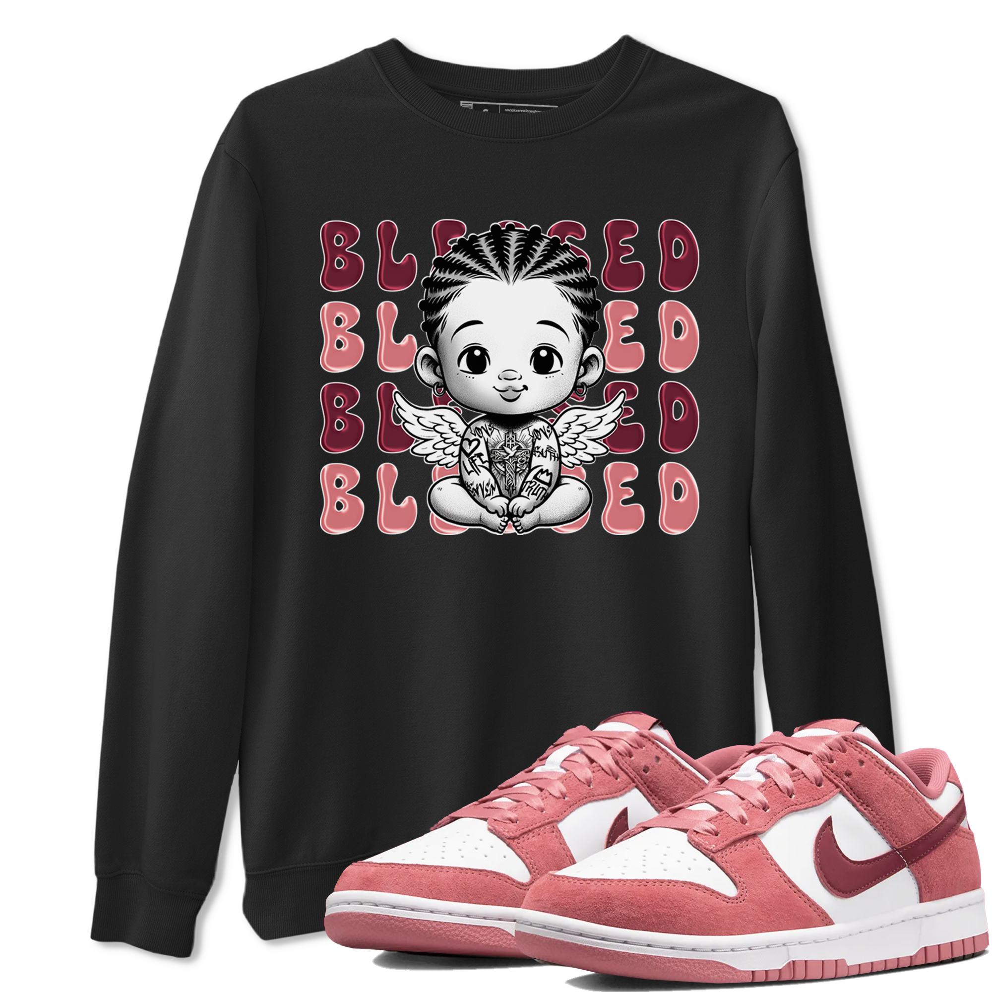 Blessed Baby snkmatch Tee - Dunk Valentines Day 2024
