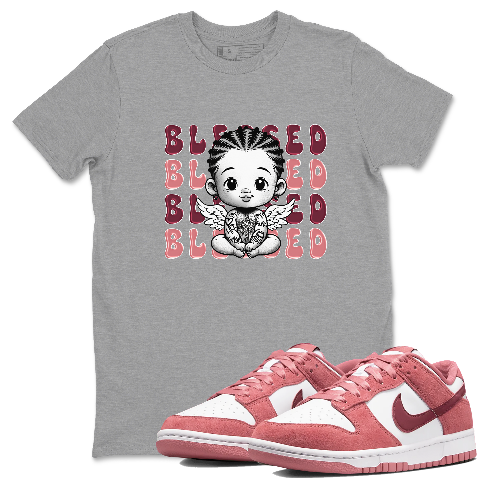 Blessed Baby snkmatch Tee - Dunk Valentines Day 2024