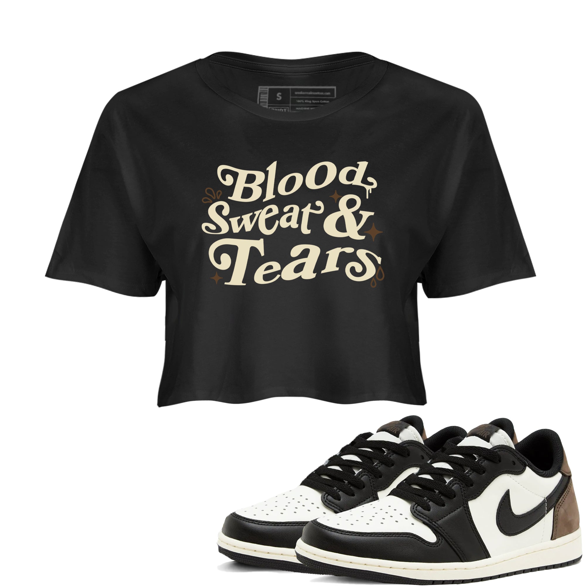 Blood Sweat Tears snkmatch Women's Top - Air Jordan 1 Mocha